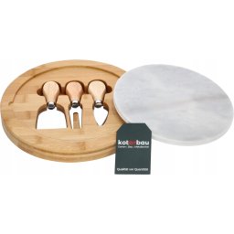 Bambus brânză bord de bambus servire bord aperitiv set de 3 cuțite