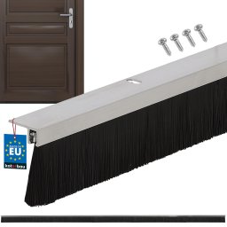 Bandă de perie unghiulară de 24 mm pentru etanșarea ușilor