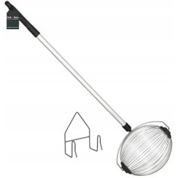 Colector manual pentru nuci și castane, pliabil - Culoare argintie