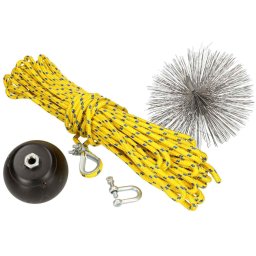 Kit de curățare a coșului de fum 200 mm 22 m