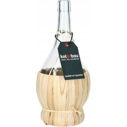 Sticlă de sticlă de 1l balon de doamnă pentru lichioruri de vin