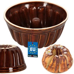 Cupcake tin cu coș de fum manșon gresie 27 cm