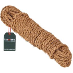 Coarda de nucă de cocos natural 15m de fibre scratcher