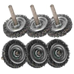 Perie cu roți de sârmă de 40 mm - 6 buc.
