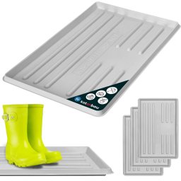 Tăviță pentru încălțăminte 60x40 cm set 3 buc. – Culoare gri