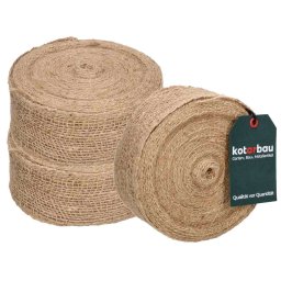 Panglică iută 6 cm rolă 20 m set de 3 buc.