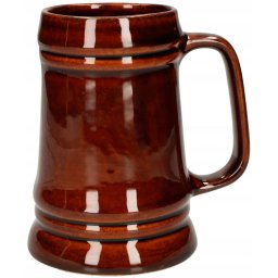 Cană din gresie ceramică 0.5l bere vin