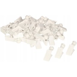 Cârlige pvc pivotante pentru șină tavan set 100 buc.