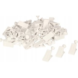 Cârlige pvc tip ciupercă pentru șină tavan set 100 buc.