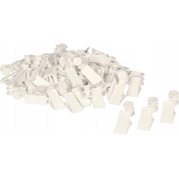 Cârlige pvc mobile pentru șină tavan set 100 buc.