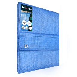 Prelată protectoare rezistentă groasă universală albastră 75 g/m2 5x5 m