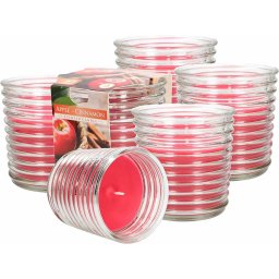 Set de lumânări parfumate borcan de sticlă 6 buc.