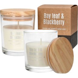 Lumânare de sticlă parfumată cu parfum de soia - 2 buc.