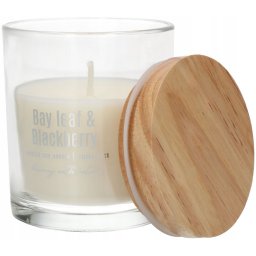Lumânare de sticlă parfumată cu parfum de soia