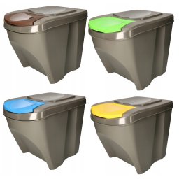 Coș gunoi selectiv 20 l kotarbau set de 4 buc.