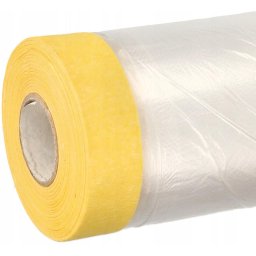 Folie de vopsire 200x20 prelată de protecție cu bandă adezivă