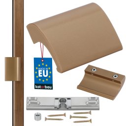 Zăvor balcoane mânere uși încuietoare paletă din aluminiu - Culoare patină