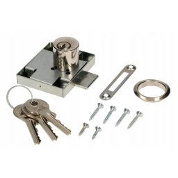 Încuietoare de mobilă dreapta pentru bar cheie dulap 45x56mm