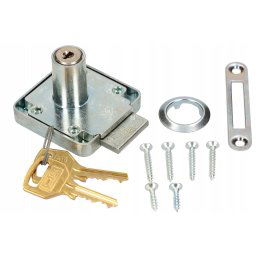 Încuietoare de mobilă pătrată pentru dulapuri chei bar 45x56mm