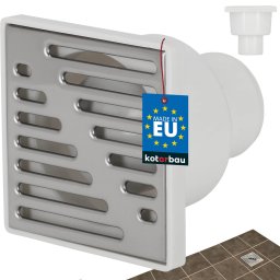Drept de scurgere canal de scurgere fi50 grilaj de canalizare 100
