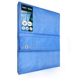 Prelată protectoare rezistentă groasă universală albastră 75 g/m2 3x3 m