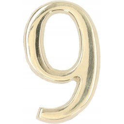 Numărul casei "9" numărul ușii 5 cm alamă