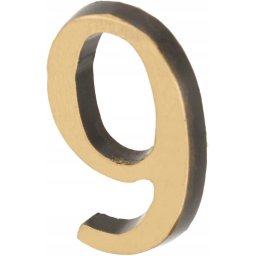 Numărul casei "9" numărul ușii 3d 5cm patină