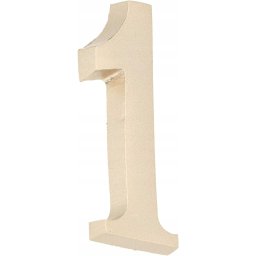 Numărul casei "1" numărul ușii 5 cm satin