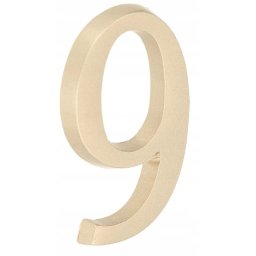 Numărul casei "9" numărul ușii 5 cm satin