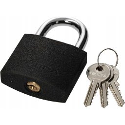 Lacăt din fontă cu zăvor pentru cheie de 60mm