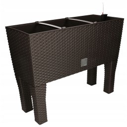 Ghiveci balcon 60 cm pe picioare - Culoare antracit