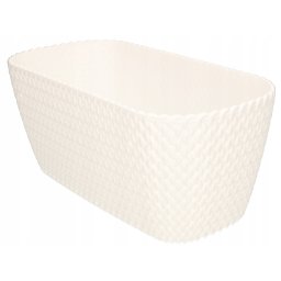 Ghiveci 300 mm balcon oval - Culoare alb