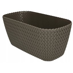 Ghiveci 300 mm balcon oval - Culoare gri piatră