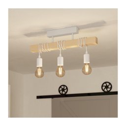 Eglo 44082 - Lustră aplicată TOWNSHEND, 3xE27, 60W, 230V