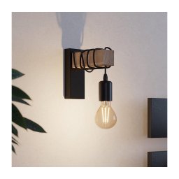 Eglo 43514 - Aplica de perete TOWNSHEND 1xE27/10W/230V