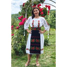 Costum Rochie Brau si 2 Fote Minodora