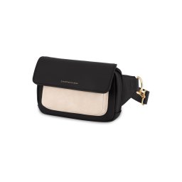 Kapten & Son Geantă de umăr 'Visby Cream Black' crem / negru