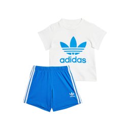 ADIDAS K Set Pentru copii Short Tee Set Blubir IR6868 blue