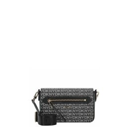 DKNY Geantă mică Bryant Ave Crossbody Handbag R42EYE21 0071 bk logo-bk