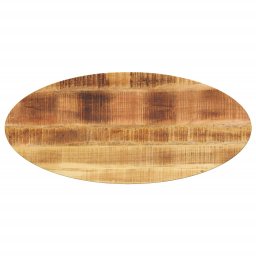 Blat de masa oval, 100x40x2,5 cm, lemn masiv de mango GartenMobel Dekor