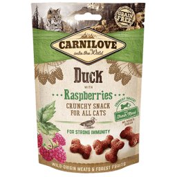 Carnilove Cat Crunchy Snack Duck with Raspberries 50 gr