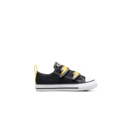 CONVERSE K Sneakers Pentru copii Chuck Taylor All Star Electric Bolt A08376C 001-black/golden wren
