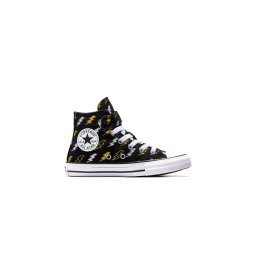 CONVERSE K Sneakers Pentru copii Chuck Taylor All Star Electric Bolt A08373C 001-black/golden wren/ghost town