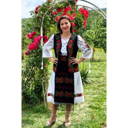 Costum Rochie Vesta Brau si 2 Fote Minodora
