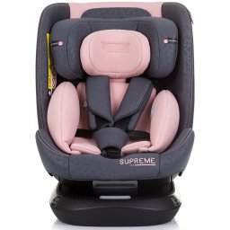 Chipolino Scaun auto Supreme I-Size 40-150 cm cu sistem Isofix flamingo