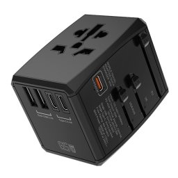 Incarcator de retea Adaptor pentru Priza Universal - Techsuit (HHT906) - Black