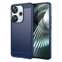 Husa Husa pentru Xiaomi Poco F6 - Techsuit Carbon Silicone - Blue