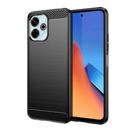 Husa Husa pentru Xiaomi Redmi 13 / Poco M6 4G - Techsuit Carbon Silicone - Black