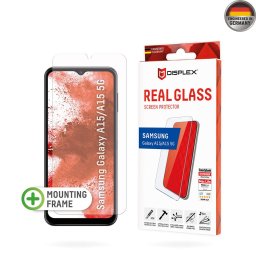 Real Glass 2D - Folie protecție ecran din Sticlă securizată - compatibil cu Samsung Galaxy A15 4G / A15 5G / M15 - culoare Transparent