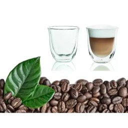 Set 2 Pahare Thermo Cu Pereti Dubli, Latteo, 300Ml , Delcaffe